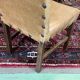 Set of 4 English beech chairs with faux leather from the 1980s.
