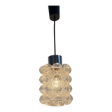 Large Bubble Glass Pendant by Helena Tynell for Limburg, Germany, 1970s