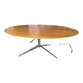 Florence Knoll Oval Desk Table for Knoll International circa 1980
