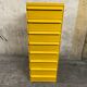 Yellow chest of drawers model 4601 by Simon Fussell for Kartell, 1970s