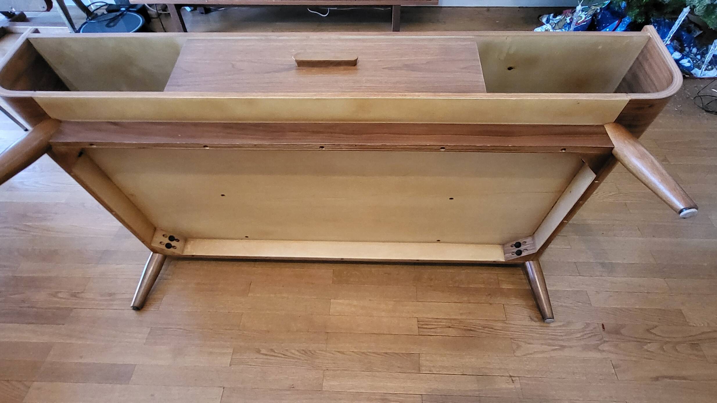 Miliboo walnut coffee table