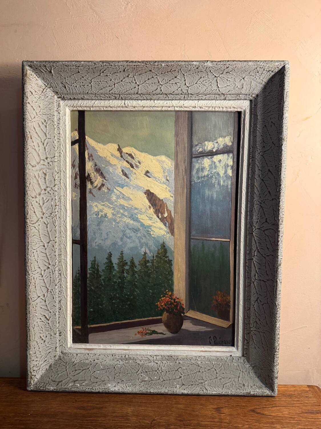 Mountain painting by Lucien Quenard