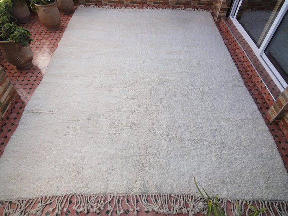 Beni Oarain woollen carpet Moroccan Berber 400 x 291 cm