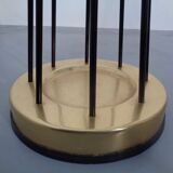 Italian copper and steel tubular coat rack, 1950s