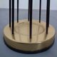 Italian Copper & Steel Tubular Coat Rack, 1950s