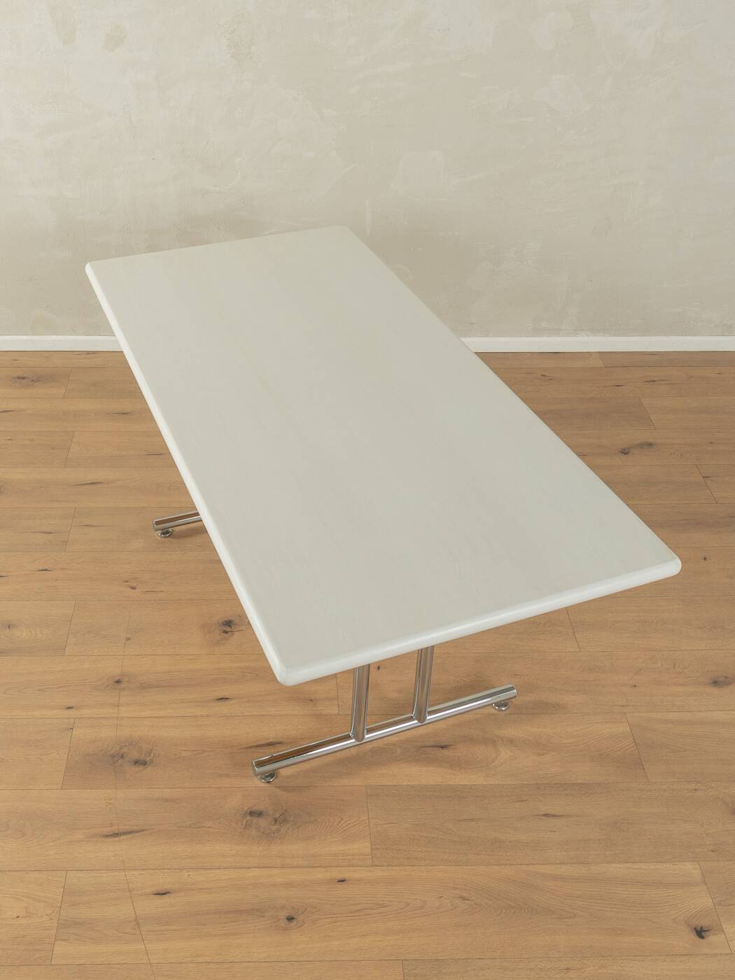 1980s Chrome Desk, Vintage