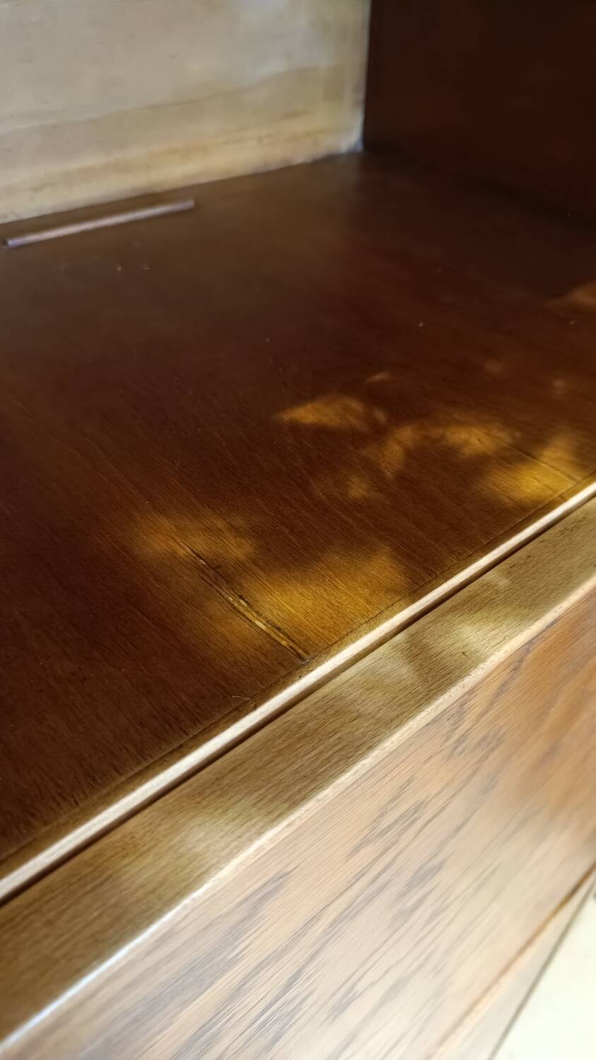 Secretary desk Amsterdam School Art Deco signed Eshuis & Co.