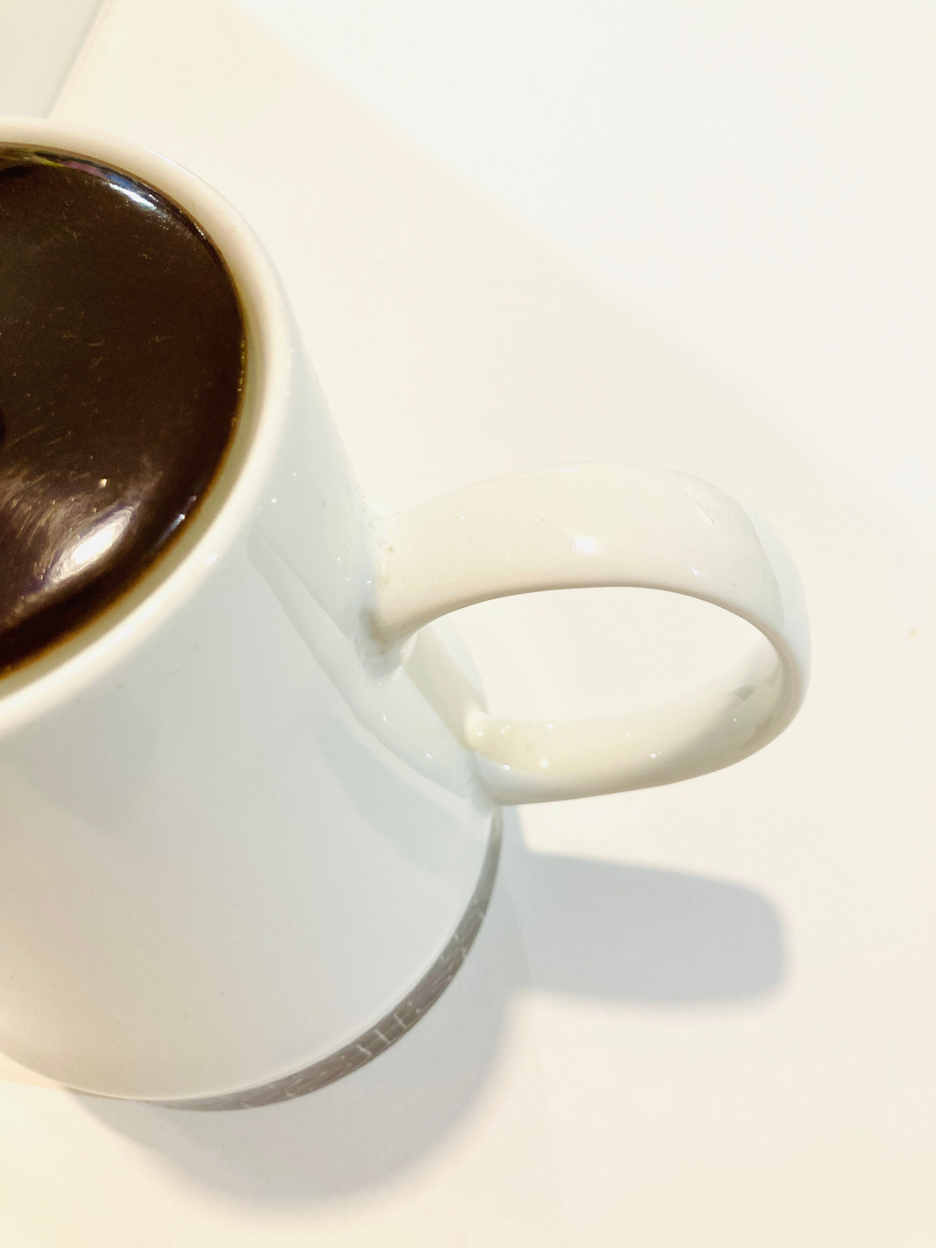 Brown and white porcelain theiere of the 70s _ retro-vintage -kitchen