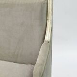 Louis XVI style canapé, in white lacquered wood.