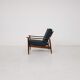 Scandinavian modern, teak lounge chair, Denmark, 1960’s