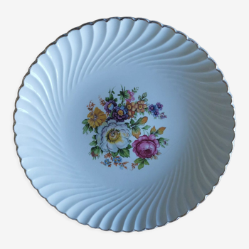 Large floral pattern plate