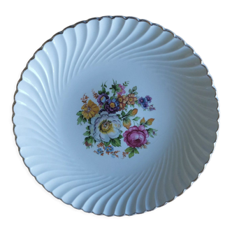 Assiette motif floral