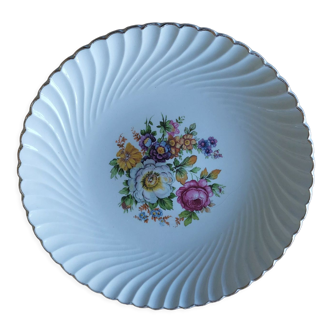 Large floral pattern plate