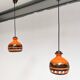 Set of 2 ceramic ceiling lamps by PAN Leuchten, 1970s