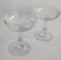 Crystal champagne coupes Saint Louis