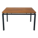 Vintage coffee table, minimalist modernist design, teak, 1960s.