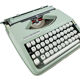 Hermes Baby Cursive Typewriter Revised New Ribbon