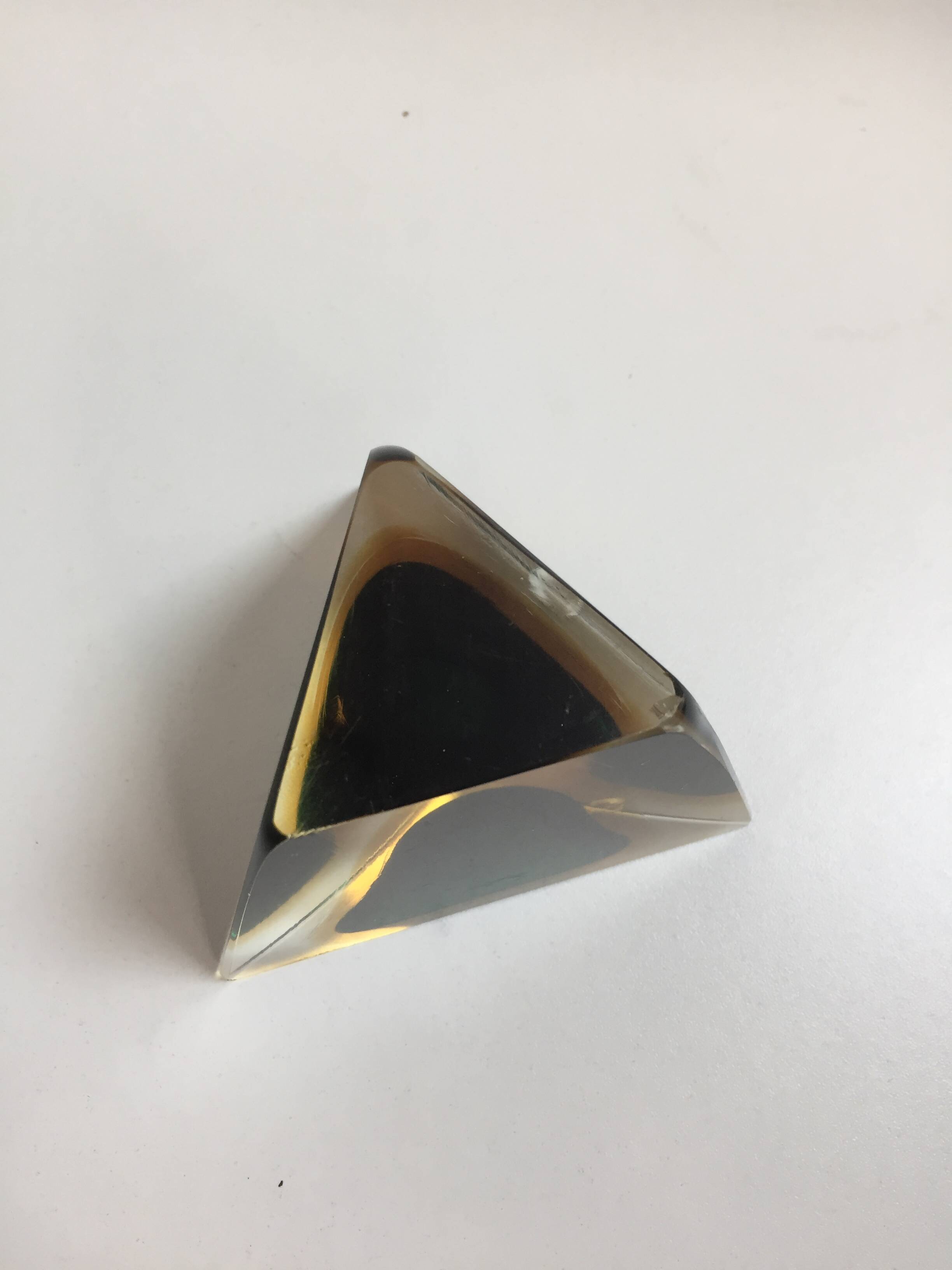 Glass ashtray Murano