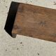 Petit banc en teck ancien bas indonésien ancien H10 L62 l14