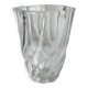 vase en verre épais torsadé.