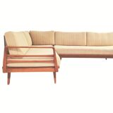 Vintage convertible Knoll Antimott corner sofa, daybed, 1960s
