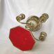 Bougeoir argent plaqué Grenadier vintage