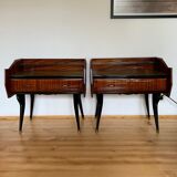 Pair of bedside tables by Paolo Buffa, Italy, 1950s