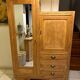 Armoire asymétrique bois brut