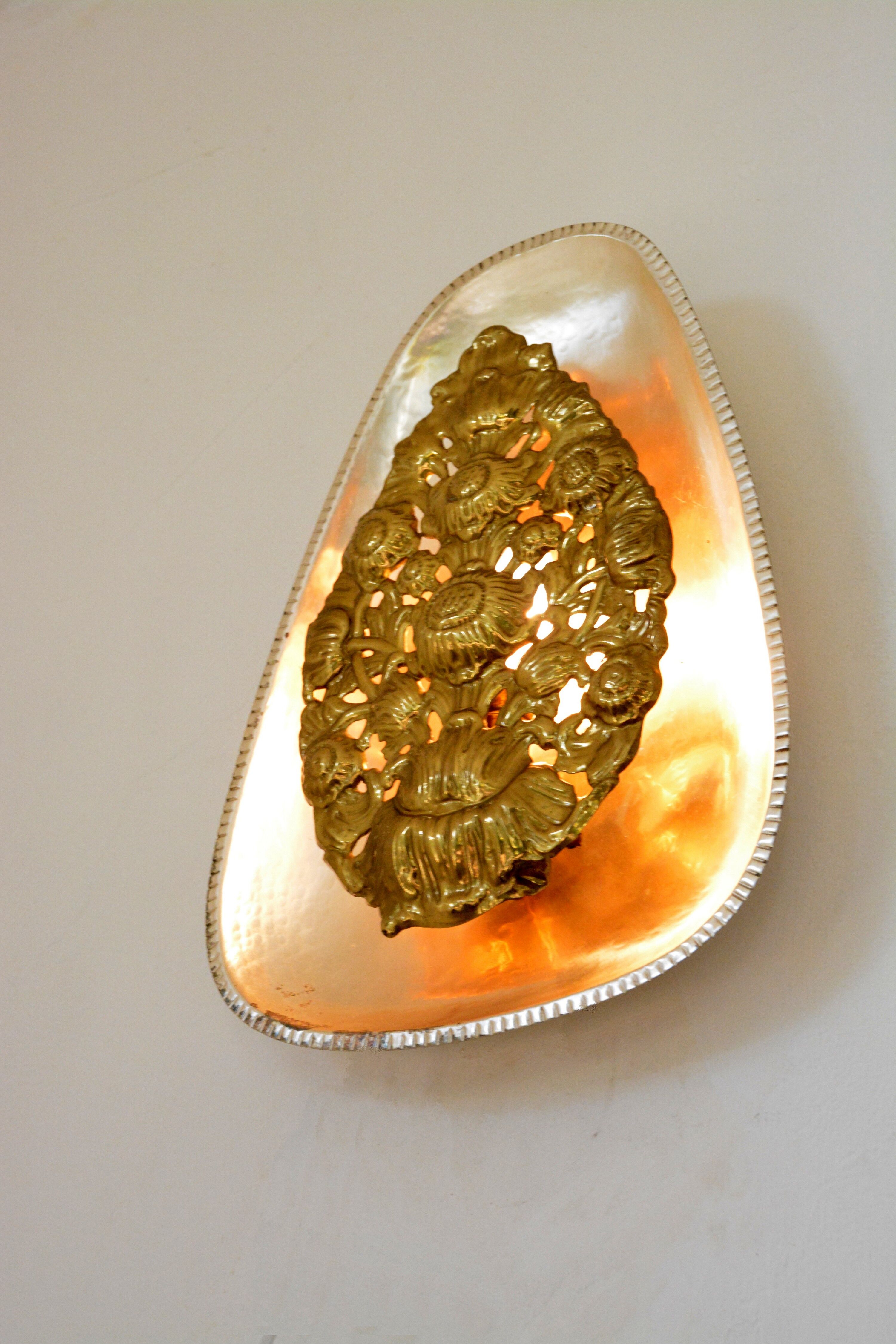Very rare 50s wall lamp