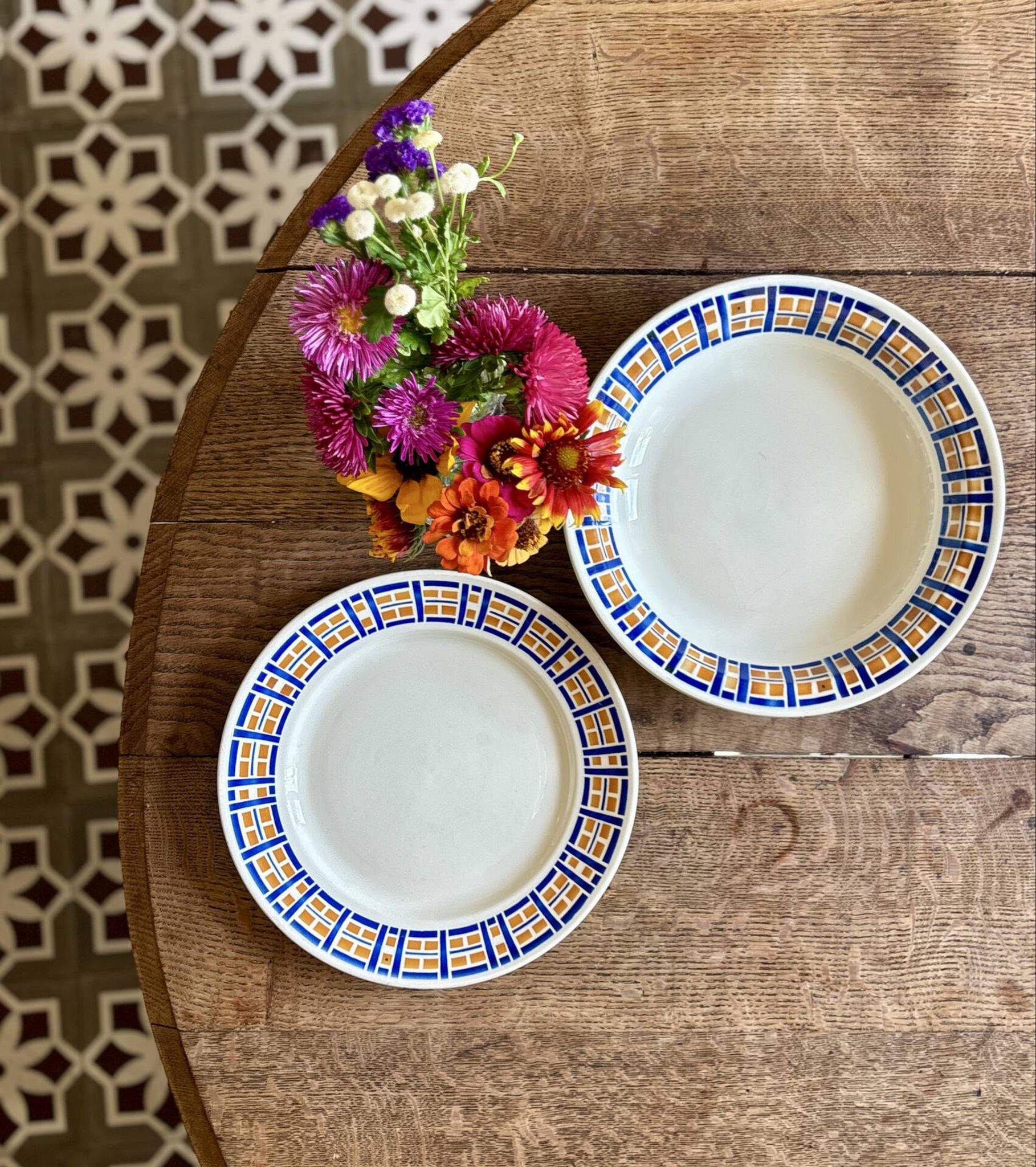 Lot de deux plats vintage - Robinson de Badonvillier