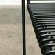 Postmodern black kitchen bar stool Kreuzschwinger by Till Behrens for Schlubach, 1980s.