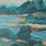 "Mediteranean Landscape" by Kersti Flyckt