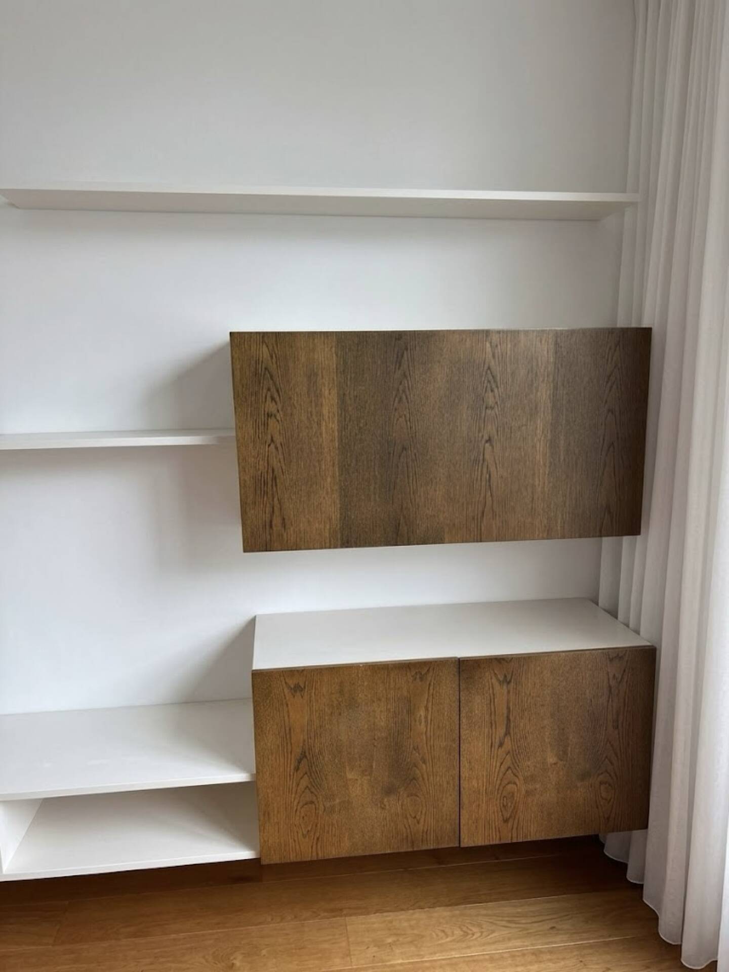 Vintage floating wall unit by Banz Bord, 1970s.