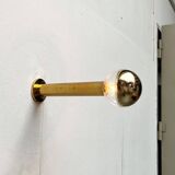 Vintage Space Age ceiling lamp in brass by Motoko Ishii for Staff, 1970s.