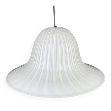 Vintage Murano glass tulip pendant lamp, Italy, 1970s.