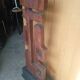 Brutalist Totem Sculpture, solid wood on base