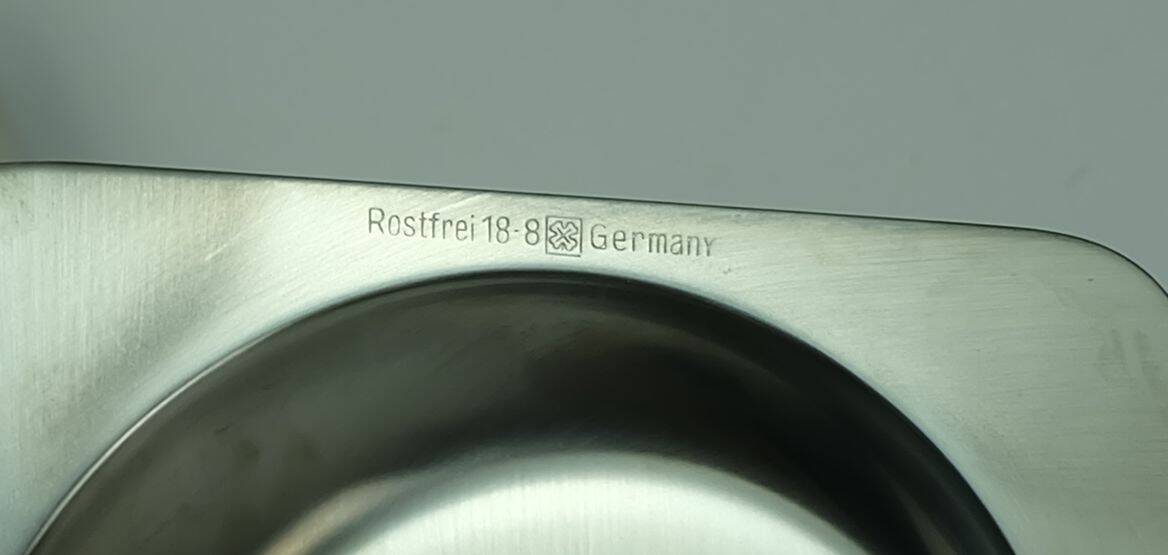 Mid century modern bowl set dip bowls party serving set stainless steel and wood 1960s