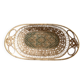 Large woven bamboo Japanese craft basket signed – Shō period