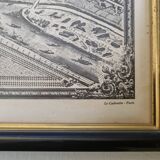 Turgot Plan 1739 – Vintage reproduction framed 100 x 80 cm with glass