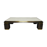 Table basse belgo chrom dewulf travertin
