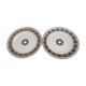 Two vintage plates in English faience