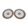 Two vintage plates in English faience