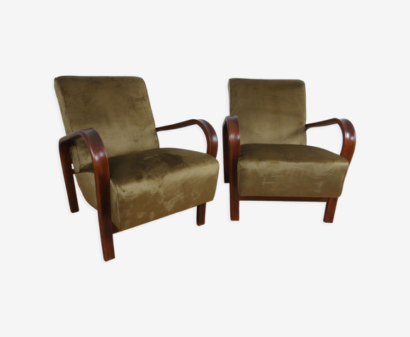 Pair of restored armchairs by K.Kozelka & A.Kropacek