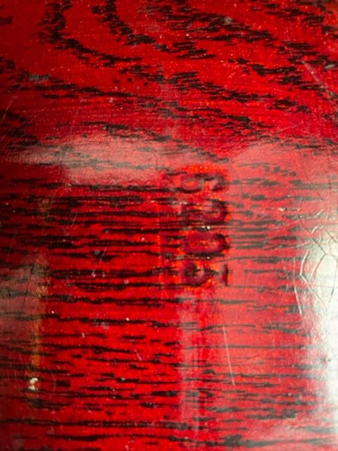 Empty tray pocket Napoleon III in lacquered wood.