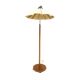 Scandinavian floor lamp in elm, Swedish modern, Sweden, 1940