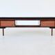 Arne Vodder desk in rosewood and leather Sibast Denmark 1960