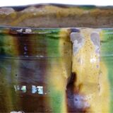 Jardinière antique française en terre cuite de Castelnaudary