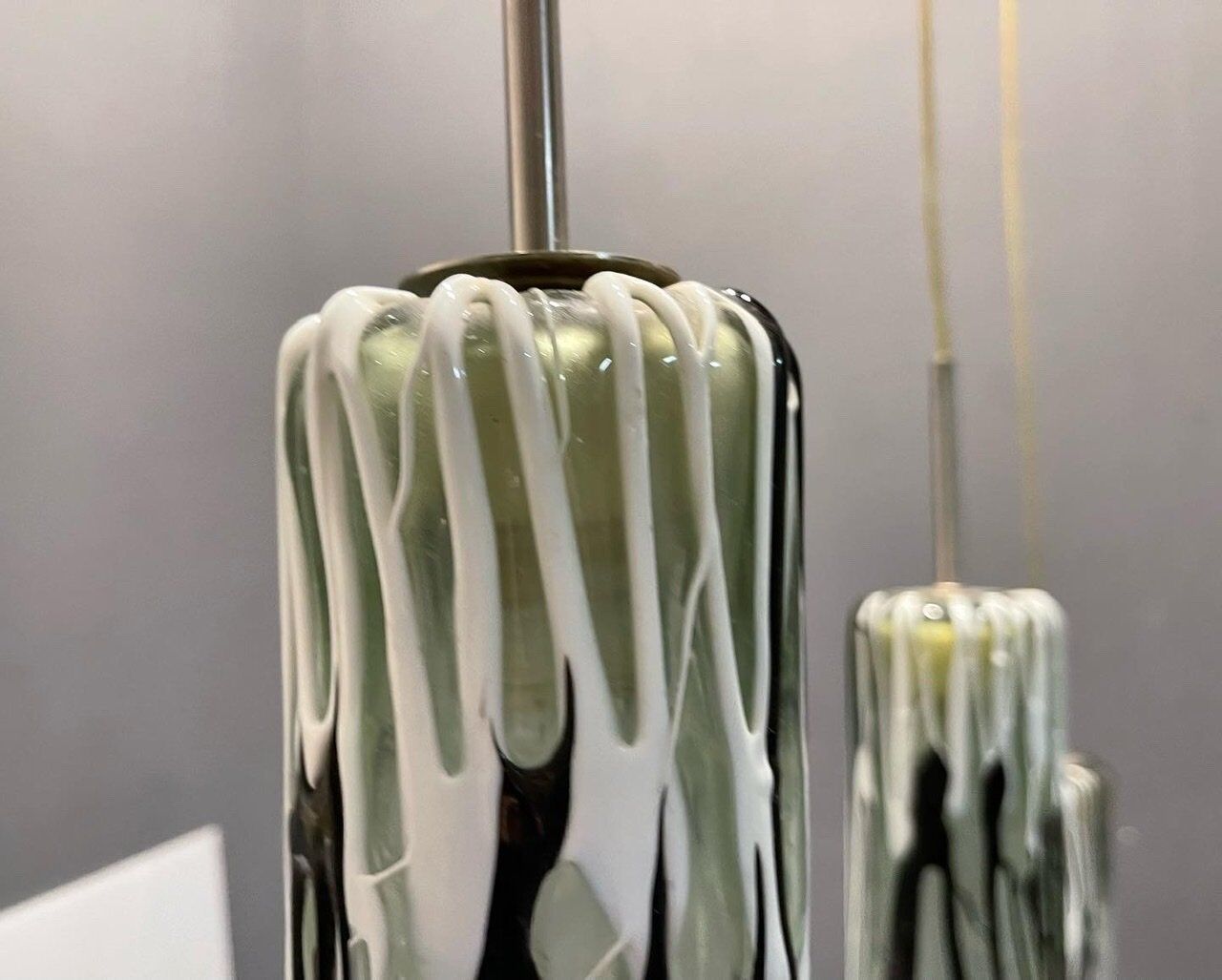 Italian midcentury murano glass lamp