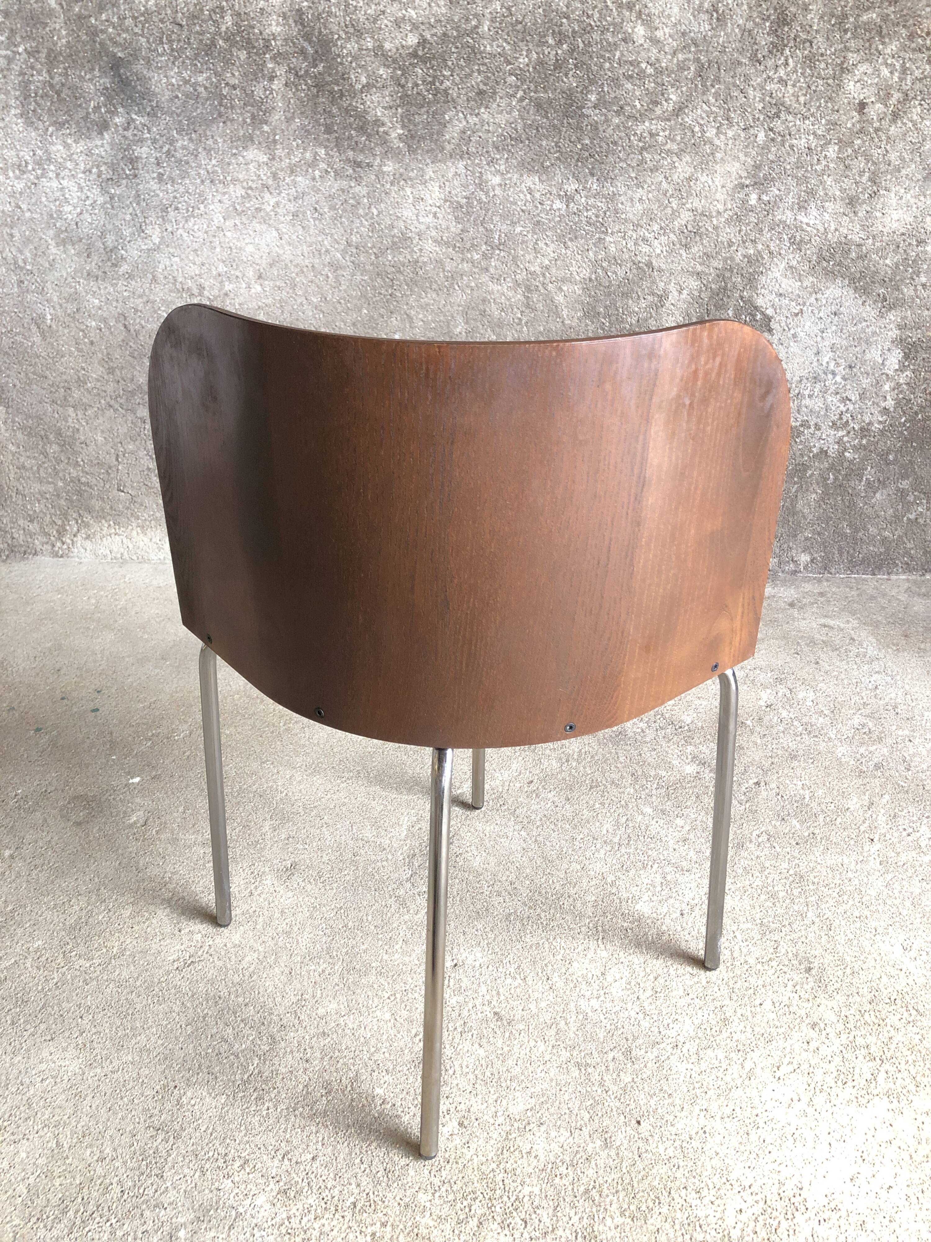 Fusion table and four chair set, vintage Ikea, 1990