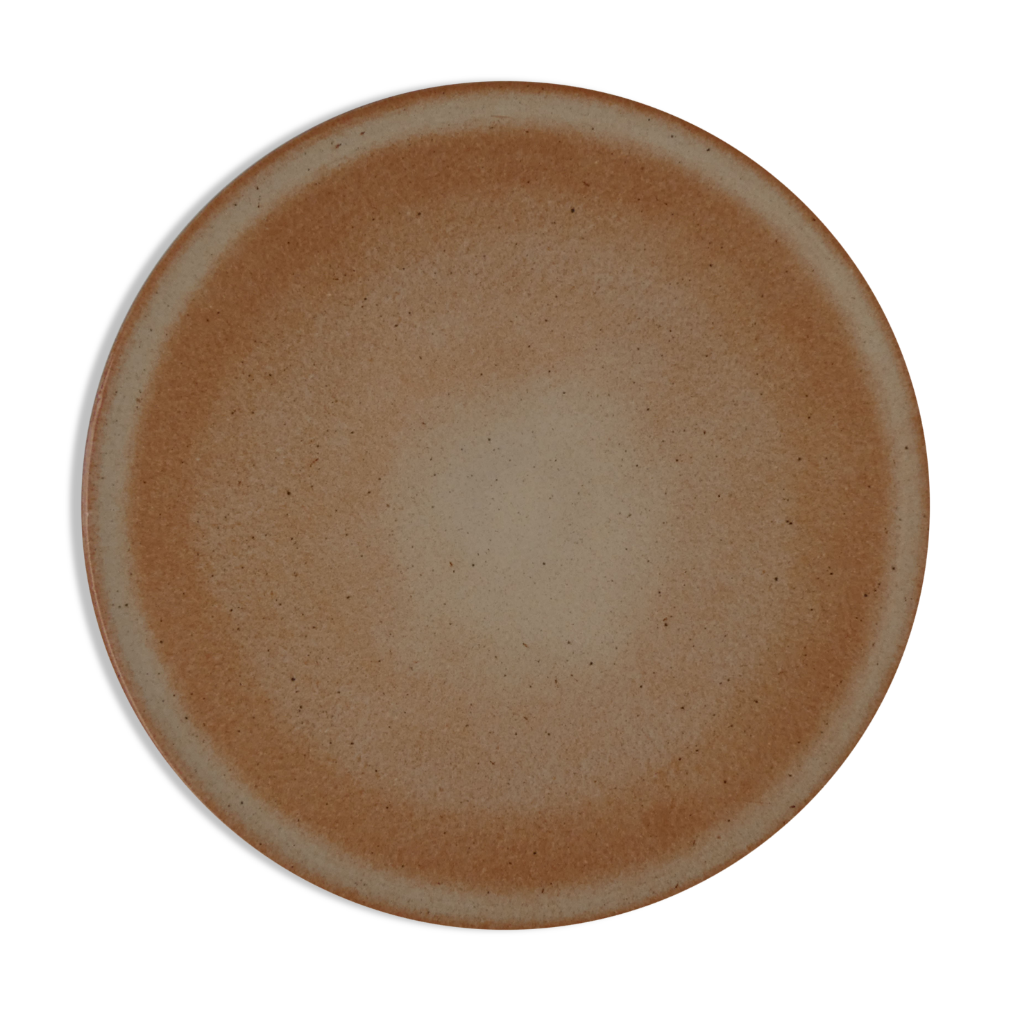 Old vintage sandstone pie cake dish